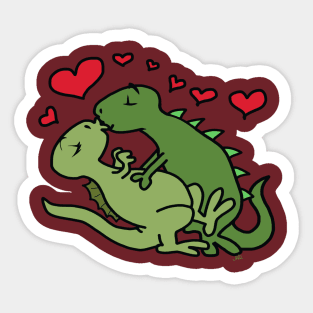 Dinosaur love Sticker